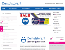 Tablet Screenshot of dentalstore.nl